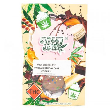 Sweet Jane Milk Chocolate Vanilla Birthday Cake Cookies