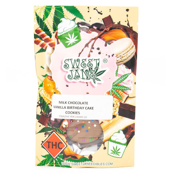 Sweet Jane Milk Chocolate Vanilla Birthday Cake Cookies