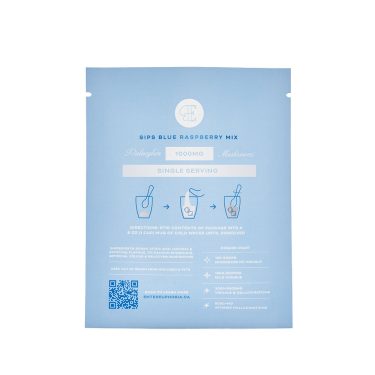 Sips Blue Mix 1000MG back