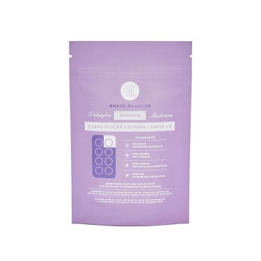 Grape GUMMIES 4000MG Back EP