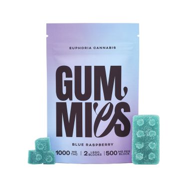 Blue Raspberry 1000MG Front+