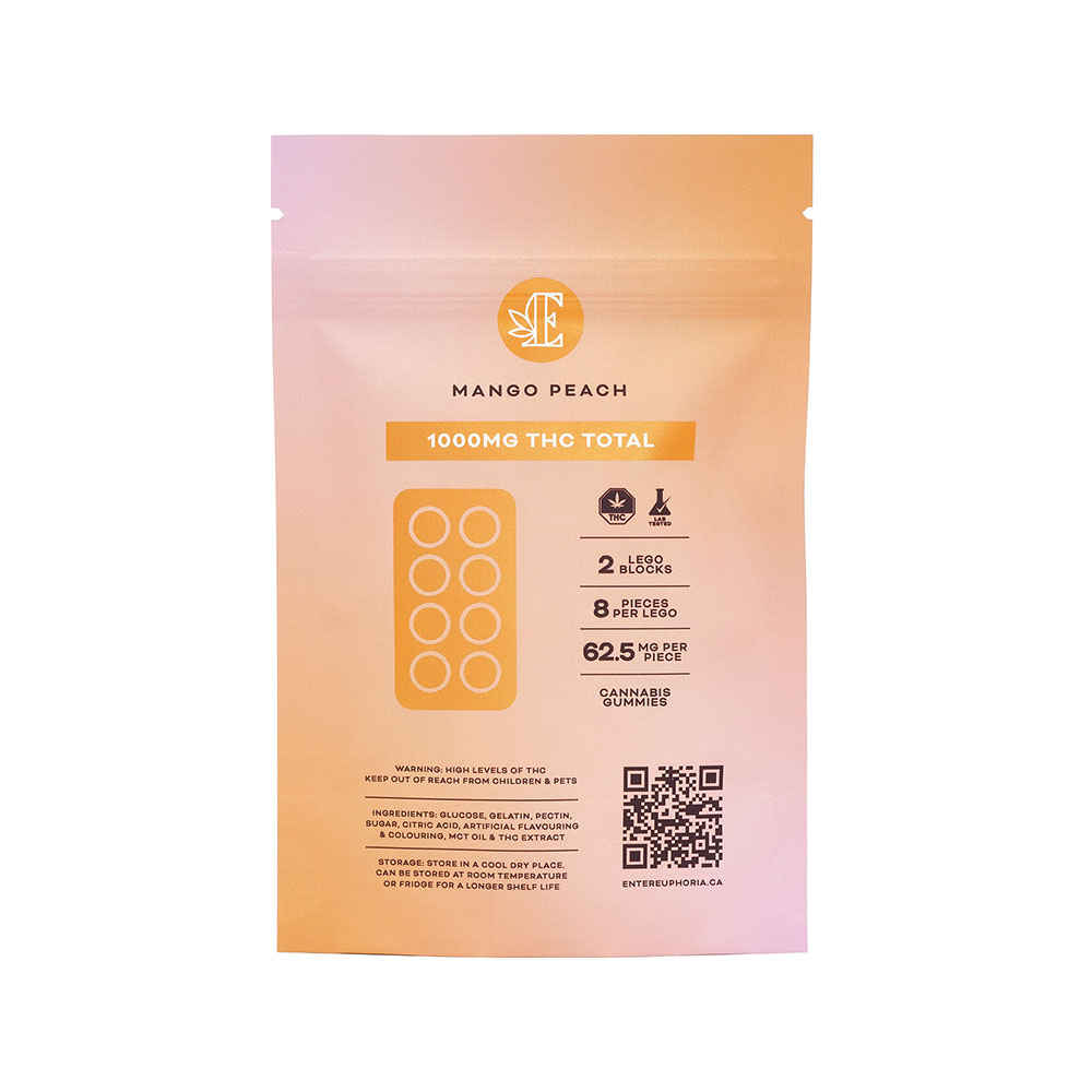 Mango Peach 1000MG Back