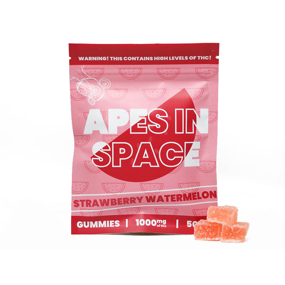 APES IN SPACE STRAWBERRY WATERMELON done