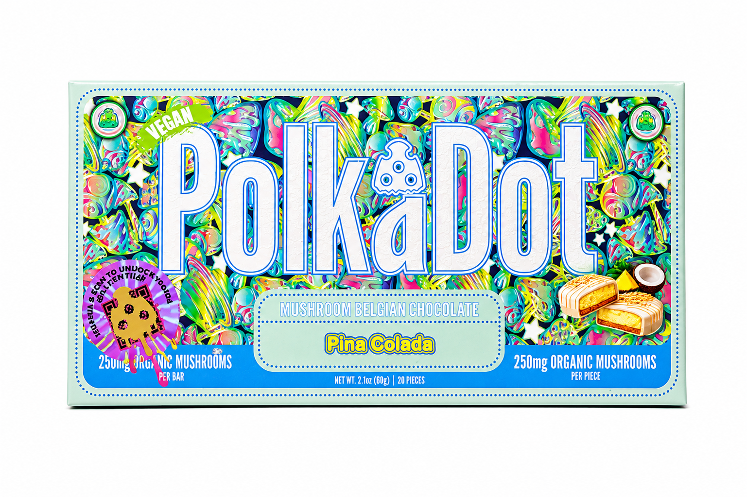 Polka Dots Magic Chocolate (5g) - Pina Colada