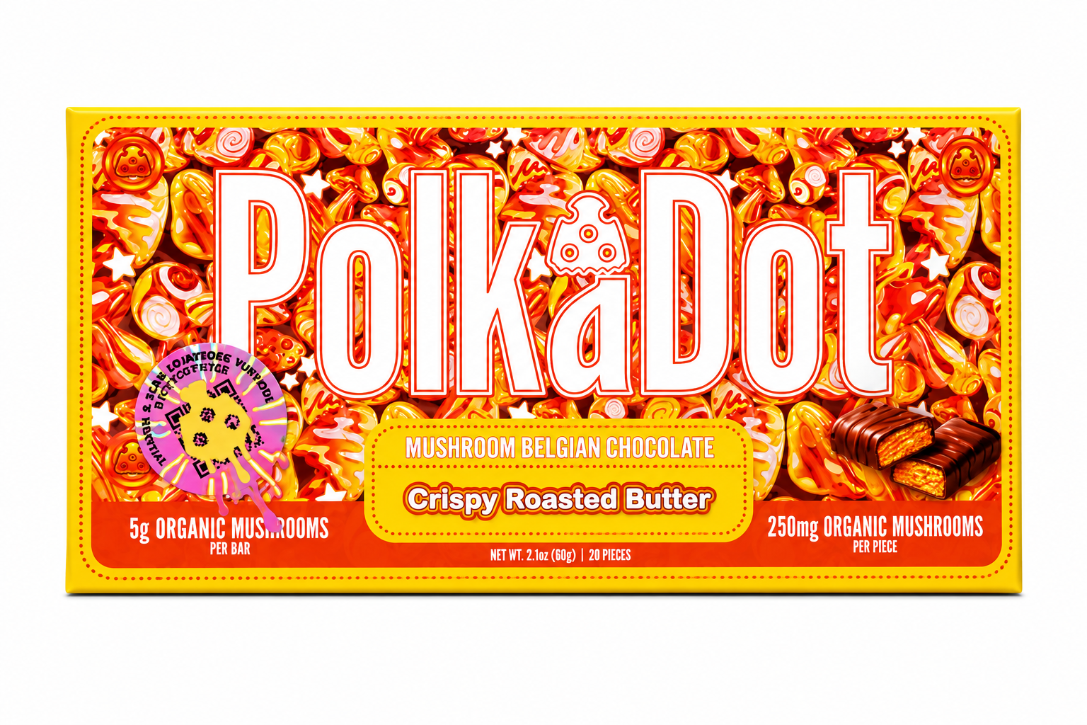 Polka Dots Magic Chocolate (5g) – Crispy Roasted Butter