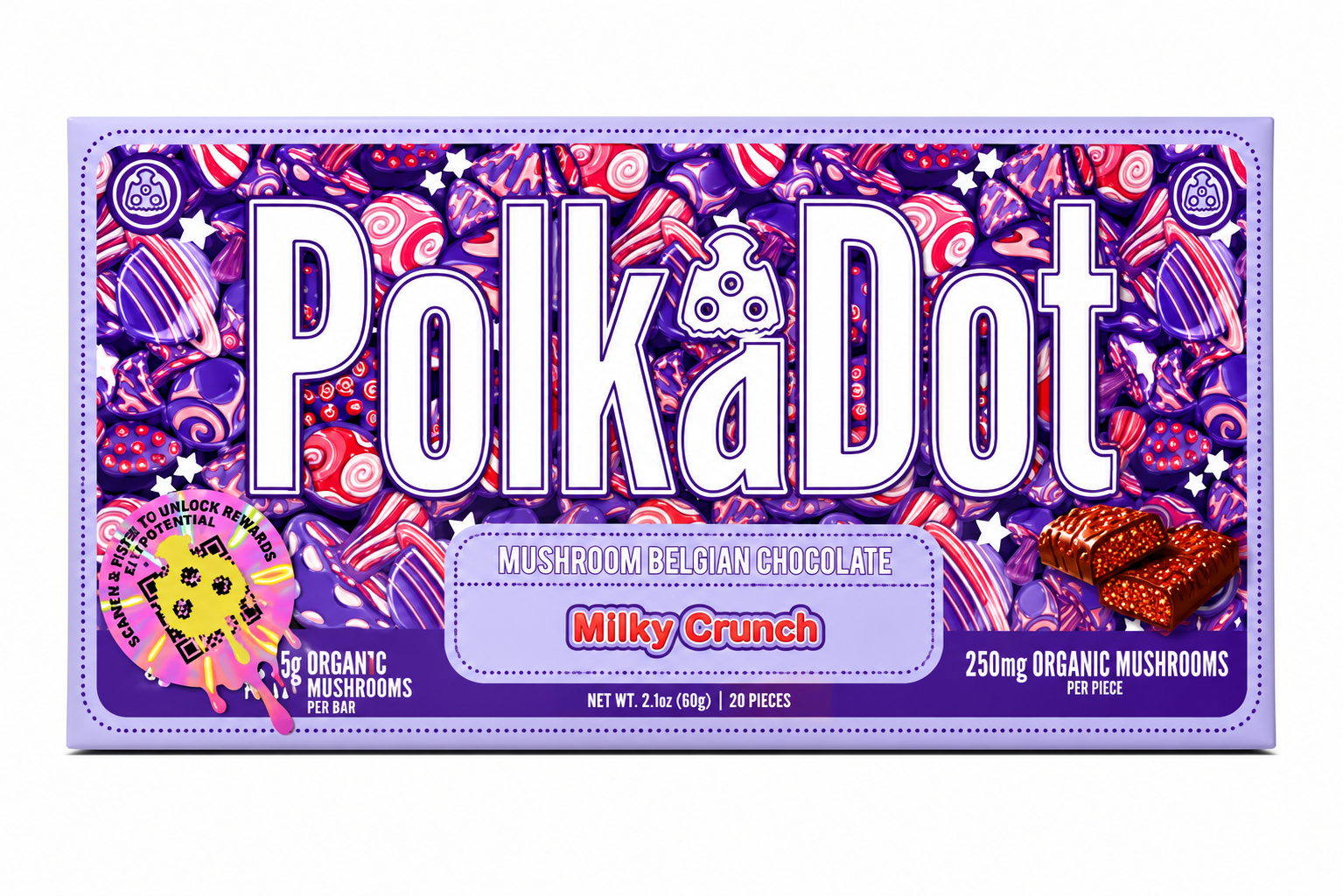 Polka Dots Magic Chocolate (5g) – Milky Crunch
