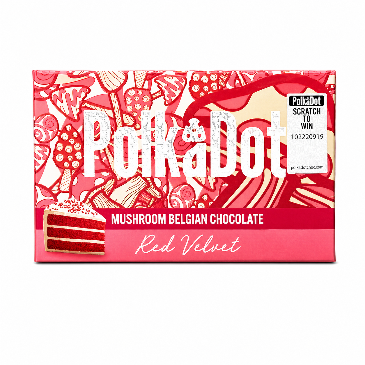 Polka Dots Magic Chocolate (5g) – Red Velvet
