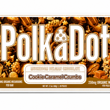 Polka Dots Magic Chocolate (5g) - Cookie Caramel Crumbs