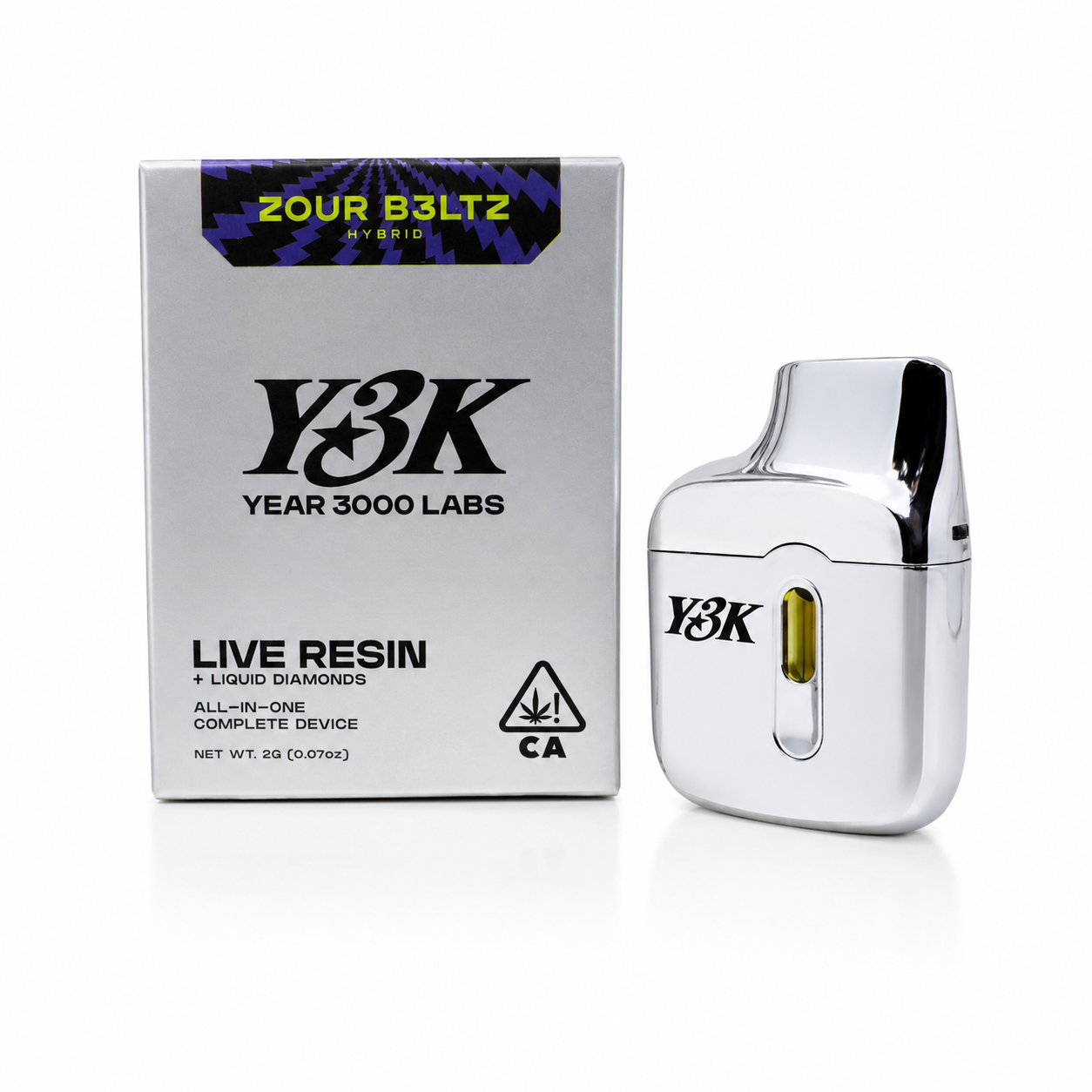 Y3K Live Resin Liquid Diamonds AIO (2g) - ZOUR B3LTZ