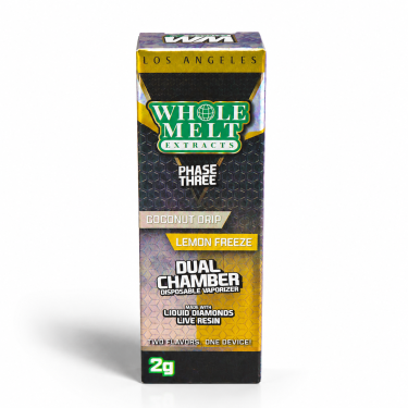 Whole Melt Dual Chamber Disposable (2g) - Coconut Drip x Lemon Freeze