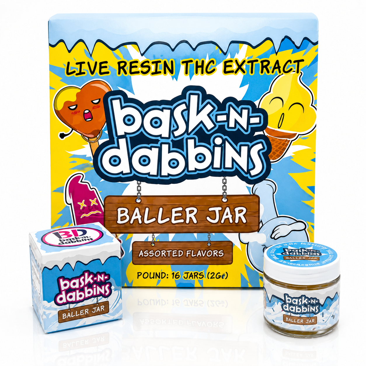 Bask n Dabbins Baller Jar - Image 3