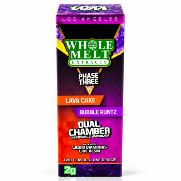 Whole Melt Dual Chamber Disposable (2g) - Lava Cake x Bubble Runtz
