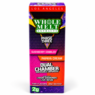 Whole Melt Dual Chamber Disposable (2g) - Gushberry Cobbler x Papaya Cream