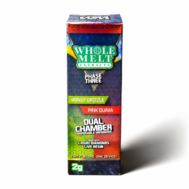 Whole Melt Dual Chamber Disposable (2g) - Honey Drizzle x Pink Guava