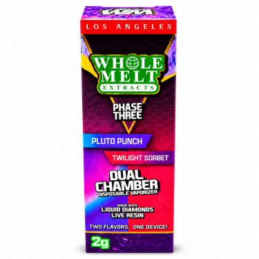 Whole Melt Dual Chamber Disposable (2g) - Pluto Punch x Twilight Sorbet
